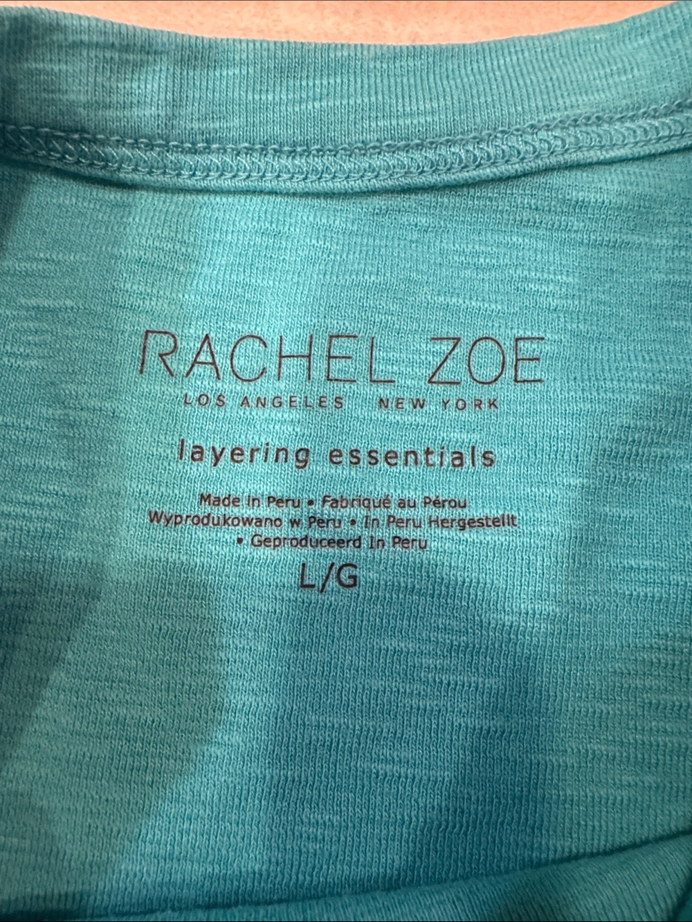 Rachel Zoe Teal Tank Top - Picture 2 of 9